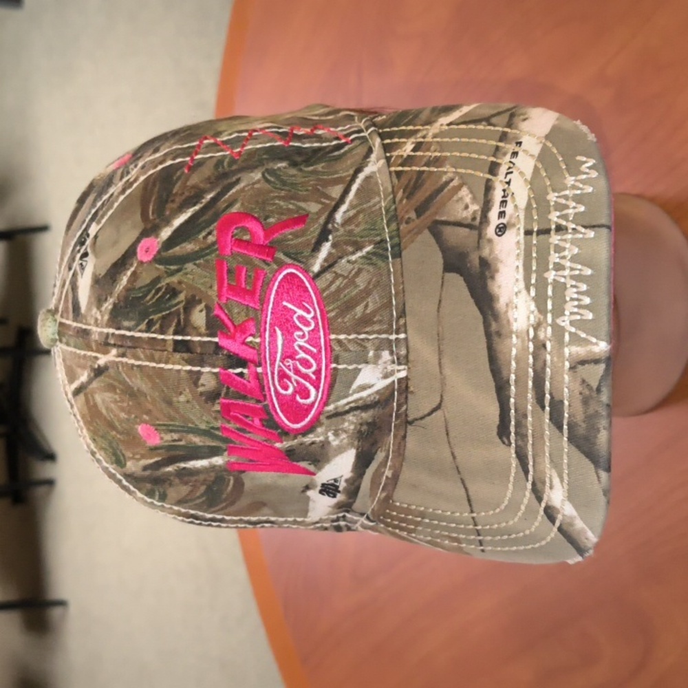 Real Life Walker Ford Embroidered Camo Strap-on Hat Cap